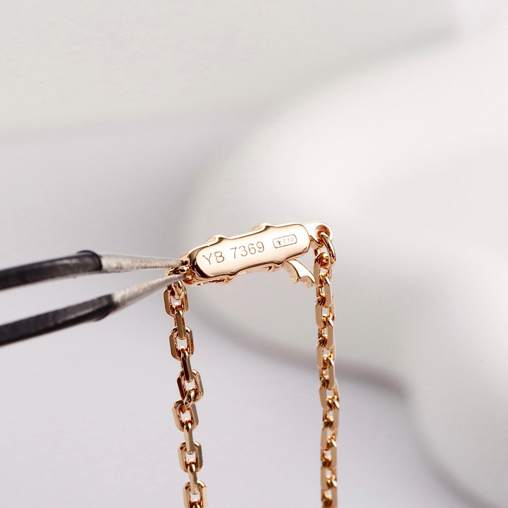 [Rani Jewelry] LOVE NECKLACE 16MM  FULL DIAMOND