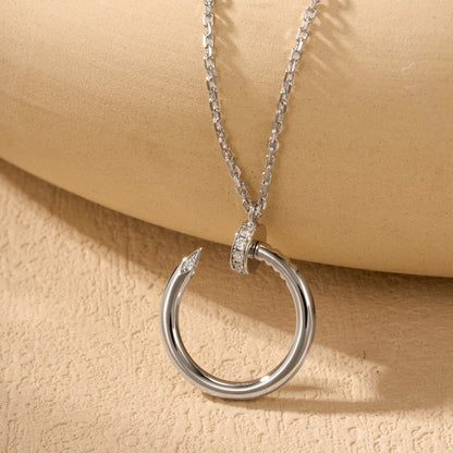[Rani Jewelry] JUSTE NECKLACE HALF DIAMOND
