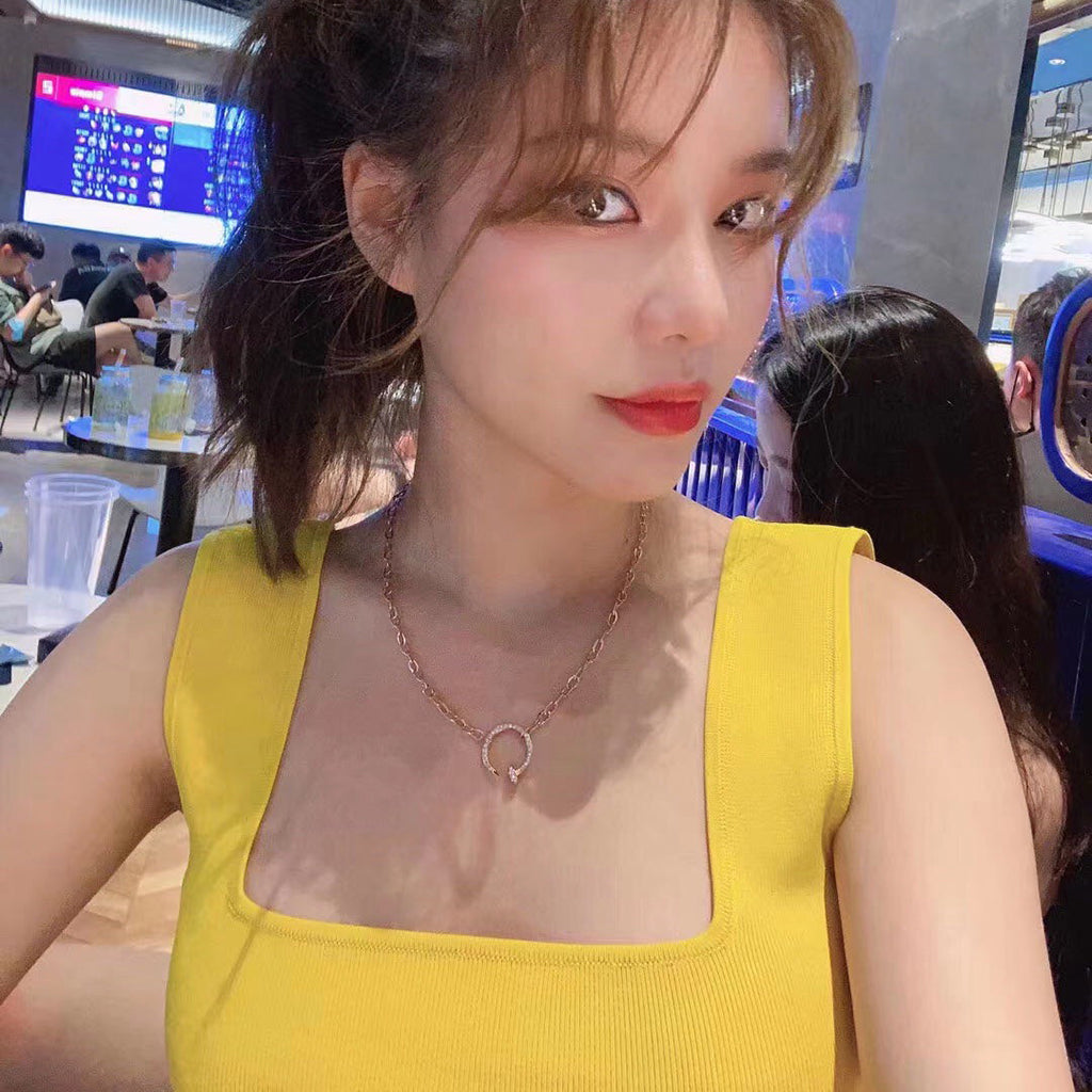 [Rani Jewelry] JUSTE NECKLACE FULL DIAMONDS