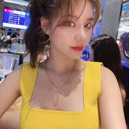 [Rani Jewelry] JUSTE NECKLACE FULL DIAMONDS