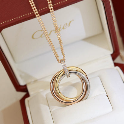 [Rani Jewelry] TRINITY MEDIUM  DIAMONDS NECKLACE