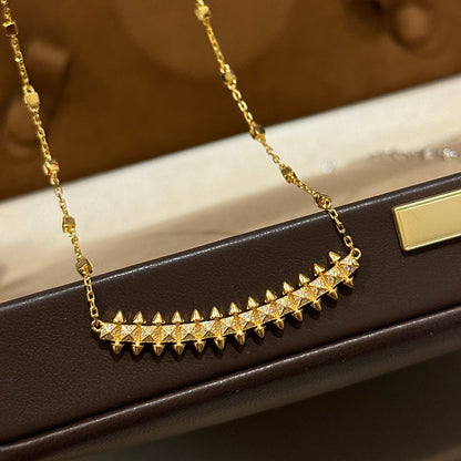 [Rani Jewelry] CLASH  SMALL FULL DIAMOND NECKLACE