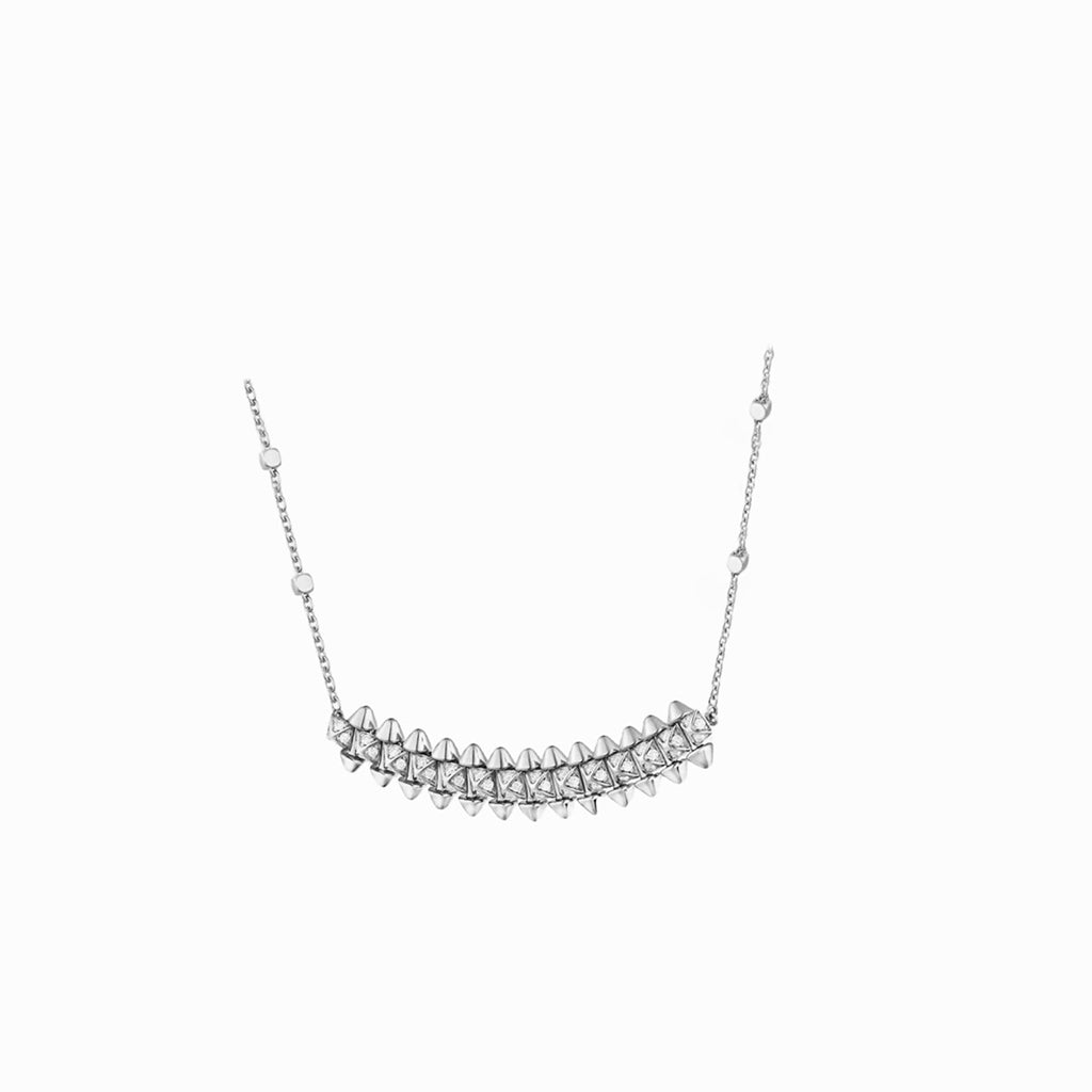 [Rani Jewelry] CLASH  SMALL FULL DIAMOND NECKLACE