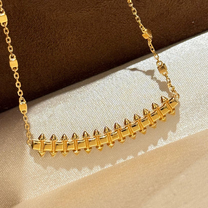[Rani Jewelry] CLASH  SMALL FULL DIAMOND NECKLACE