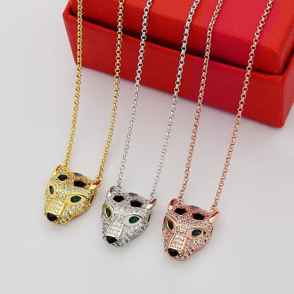 [Rani Jewelry] PANTHERE FULL DIAMOND NECKLACE
