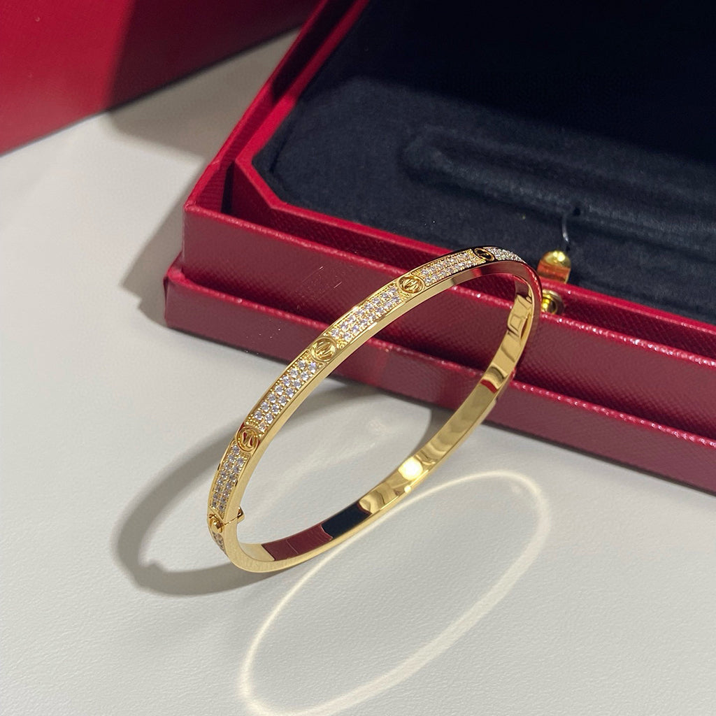 [Rani Jewelry] LOVE BRACELET 3.65MM DIAMOND-PAVED