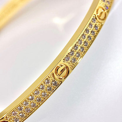 [Rani Jewelry] LOVE BRACELET 3.65MM DIAMOND-PAVED