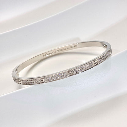 [Rani Jewelry] LOVE BRACELET 3.65MM DIAMOND-PAVED