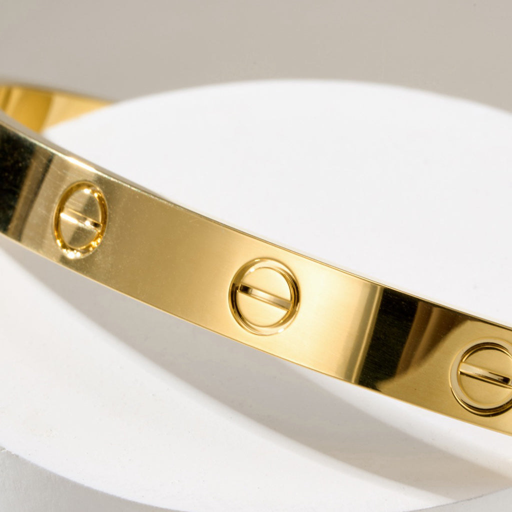 [Rani Jewelry] LOVE BRACELET 6.1MM OPEN CUFF