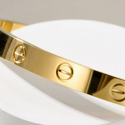 [Rani Jewelry] LOVE BRACELET 6.1MM OPEN CUFF