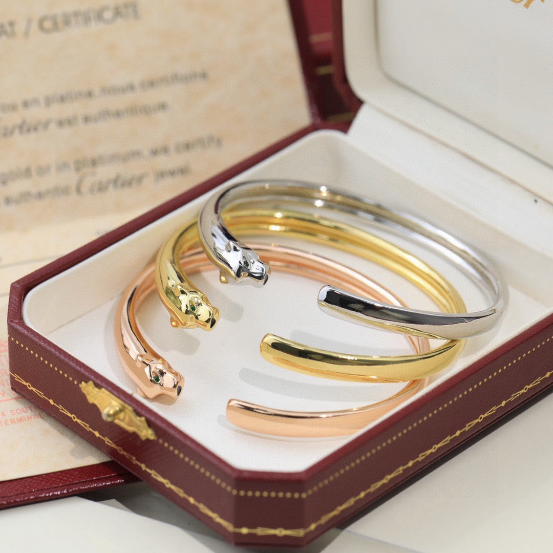 [Rani Jewelry] PANTHERE OPEN BRACELET