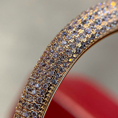 [Rani Jewelry] PANTHERE HALF DIAMOND OPEN BRACELET