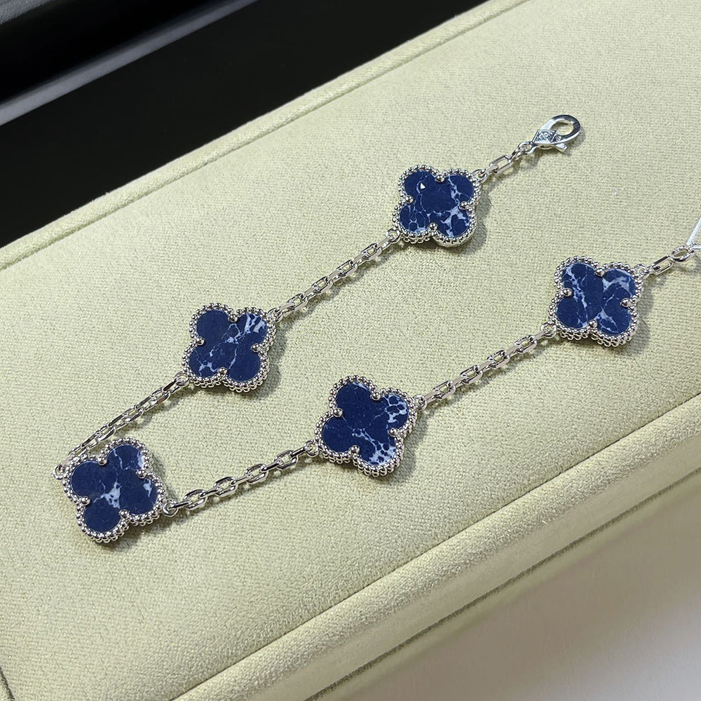 [Rani Jewelry]CLOVER 5 MOTIF PIETERSITE BRACELET COLLECTION
