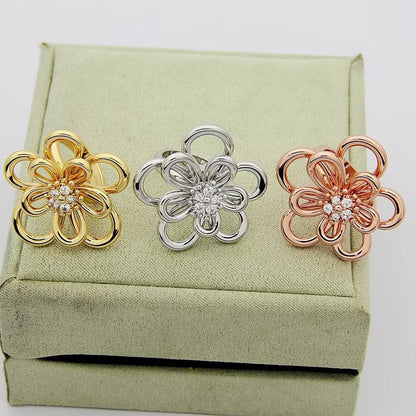 [Rani Jewelry] FLOWERLACE RING 5 DIAMONDS