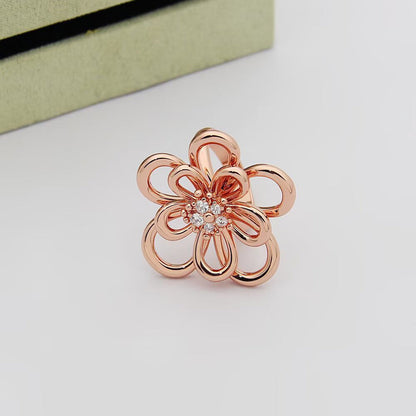 [Rani Jewelry] FLOWERLACE RING 5 DIAMONDS