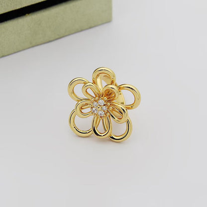 [Rani Jewelry] FLOWERLACE RING 5 DIAMONDS