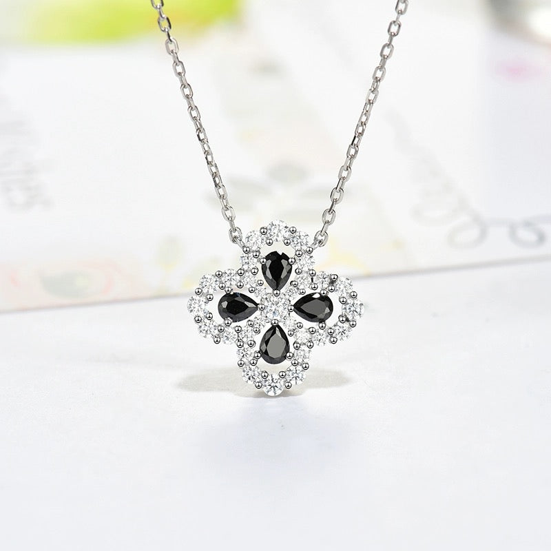 [Rani Jewelry]LOOP NECKLACE FULL MOTIF DIAMOND 16MM MULTIPLE COLORS