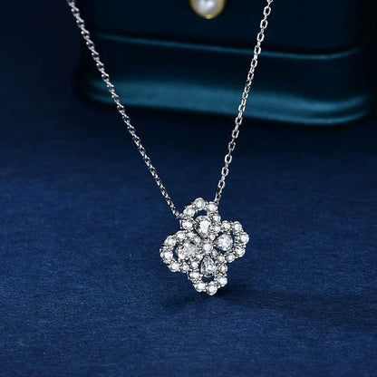 [Rani Jewelry]LOOP NECKLACE FULL MOTIF DIAMOND 16MM MULTIPLE COLORS