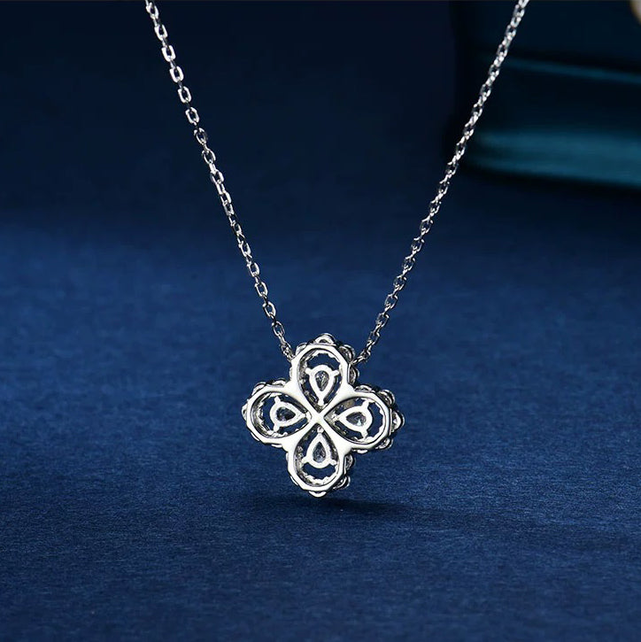 [Rani Jewelry]LOOP NECKLACE FULL MOTIF DIAMOND 16MM MULTIPLE COLORS
