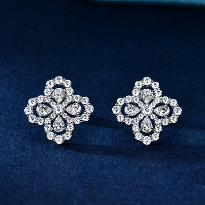 [Rani Jewelry]LOOP EARRINGS FULL MOTIF DIAMOND 16MM