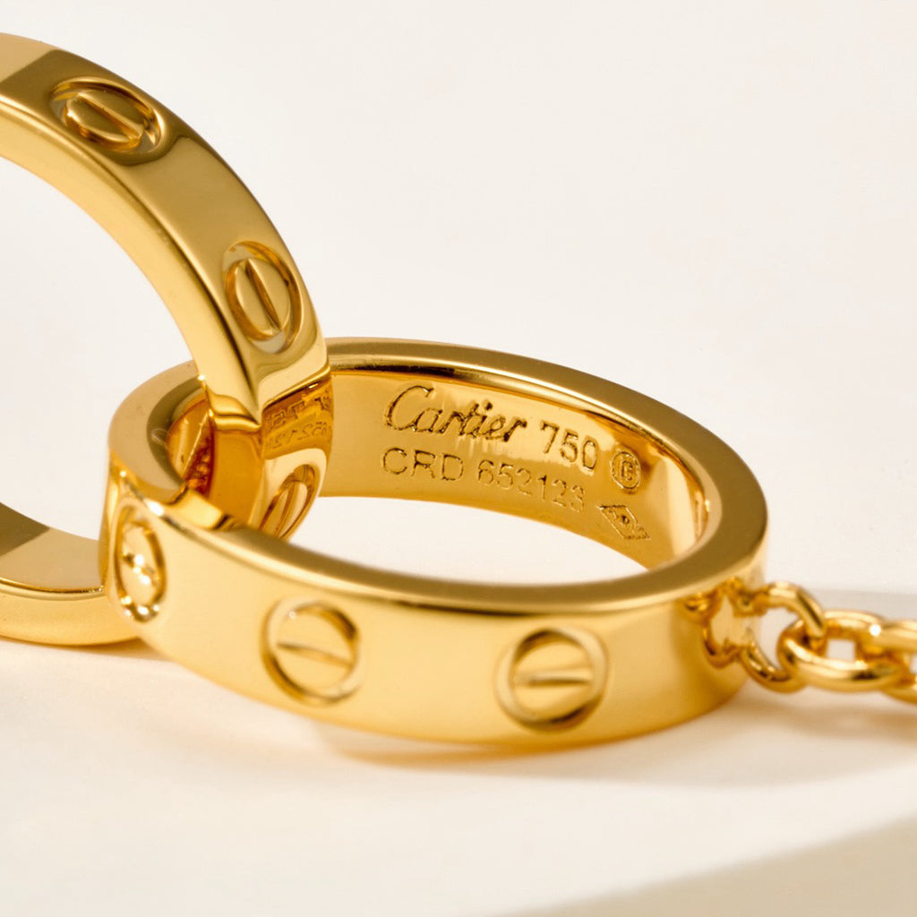 [Rani Jewelry] LOVE BRACELET DOUBLE RING