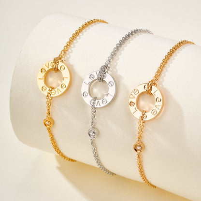 [Rani Jewelry] LOVE BRACELET 2 DIAMOND