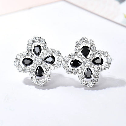 [Rani Jewelry]LOOP EARRINGS FULL MOTIF DIAMOND 16MM