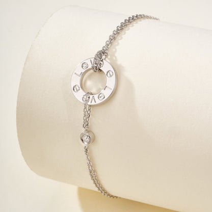 [Rani Jewelry] LOVE BRACELET 2 DIAMOND