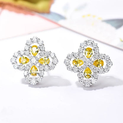 [Rani Jewelry]LOOP EARRINGS FULL MOTIF DIAMOND 16MM