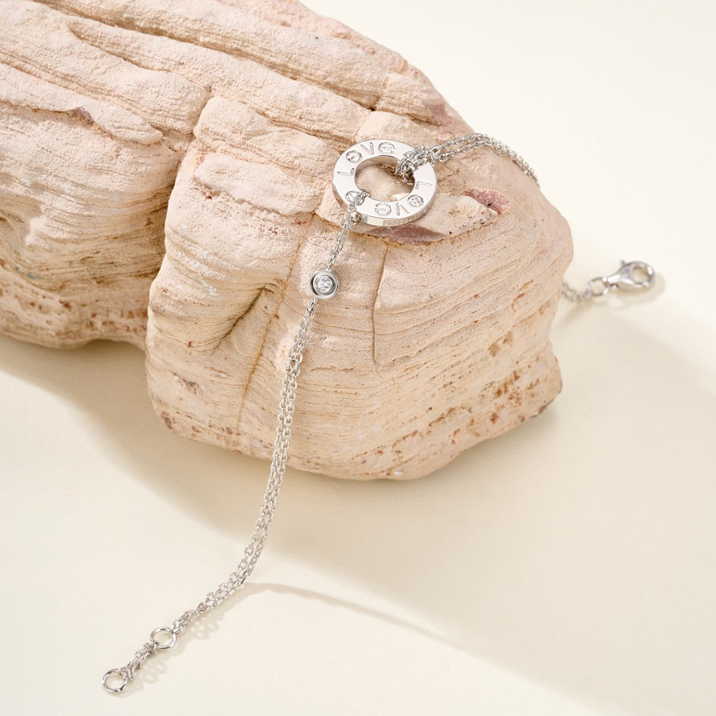 [Rani Jewelry] LOVE BRACELET 2 DIAMOND