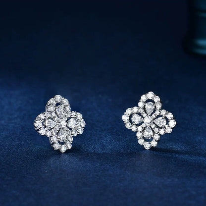 [Rani Jewelry]LOOP EARRINGS FULL MOTIF DIAMOND 16MM