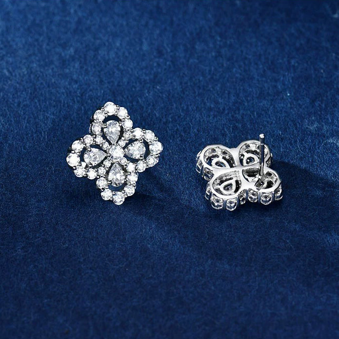 [Rani Jewelry]LOOP EARRINGS FULL MOTIF DIAMOND 16MM