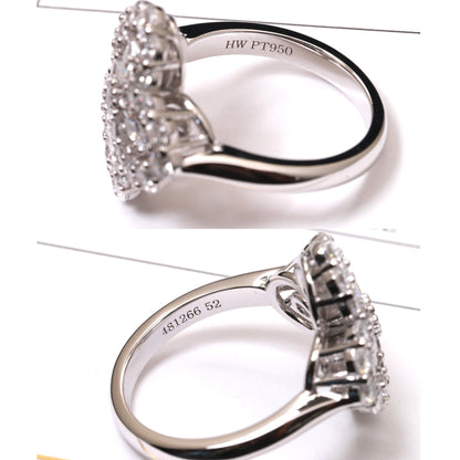[Rani Jewelry]LOOP RING FULL MOTIF DIAMOND 16MM SILVE
