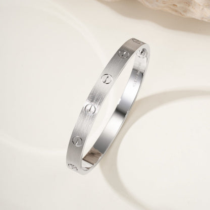 [Rani Jewelry] LOVE BRACELET 6.1MM BRUSHED