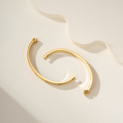 [Rani Jewelry] LOVE BRACELET 6.1MM BRUSHED