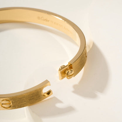 [Rani Jewelry] LOVE BRACELET 6.1MM BRUSHED