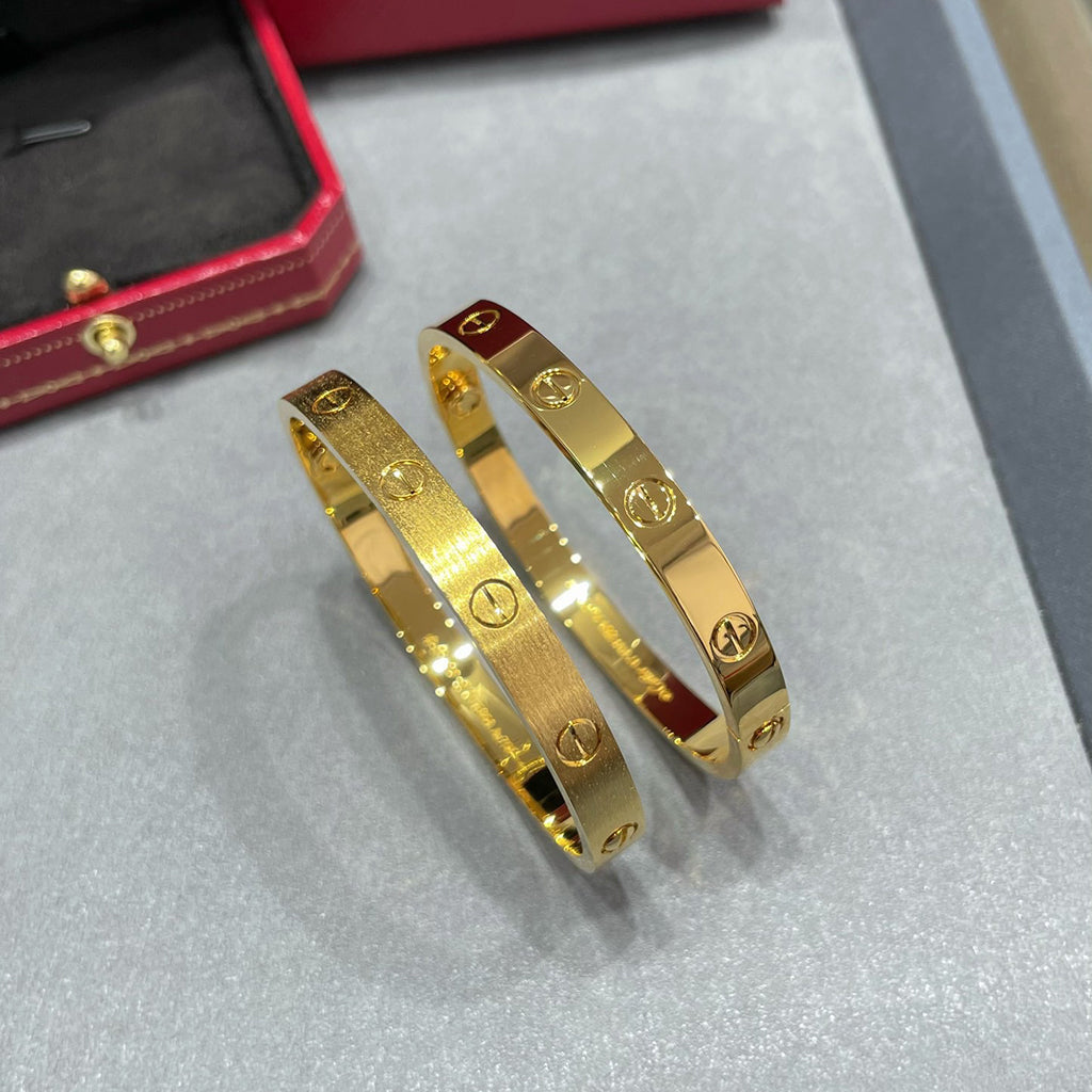 [Rani Jewelry] LOVE BRACELET 6.1MM BRUSHED