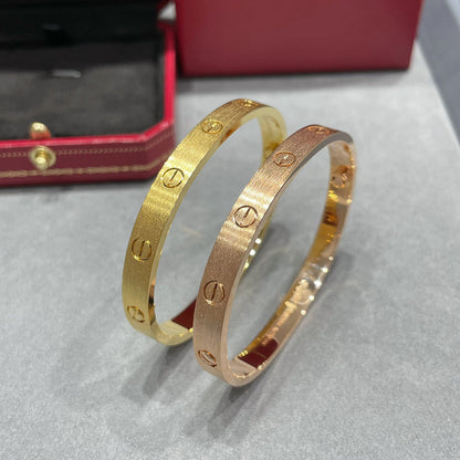 [Rani Jewelry] LOVE BRACELET 6.1MM BRUSHED