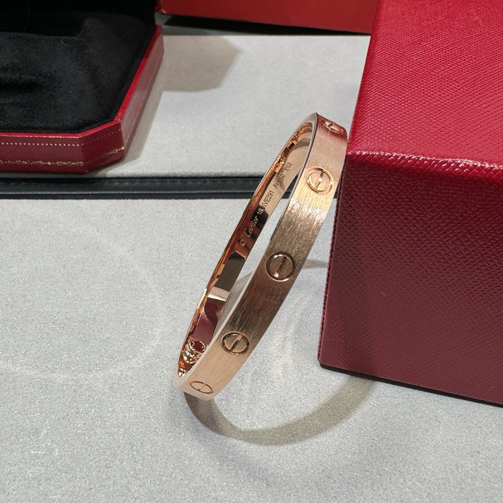 [Rani Jewelry] LOVE BRACELET 6.1MM BRUSHED