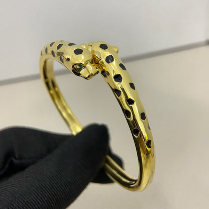 [Rani Jewelry] PANTHERE DOUBLE HEADED OPEN BRACELET