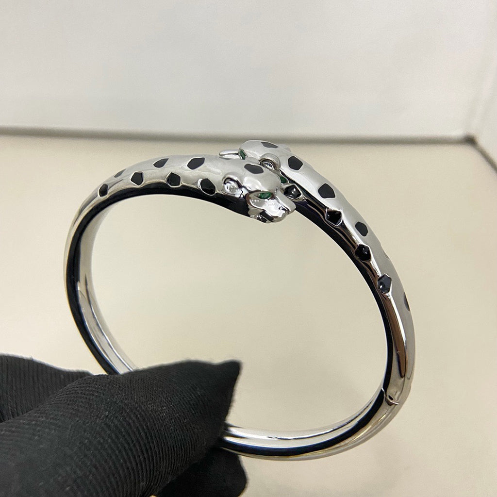 [Rani Jewelry] PANTHERE DOUBLE HEADED OPEN BRACELET