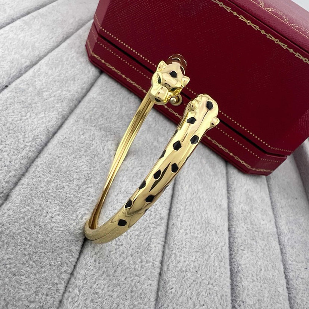 [Rani Jewelry] PANTHERE DOUBLE HEADED OPEN BRACELET