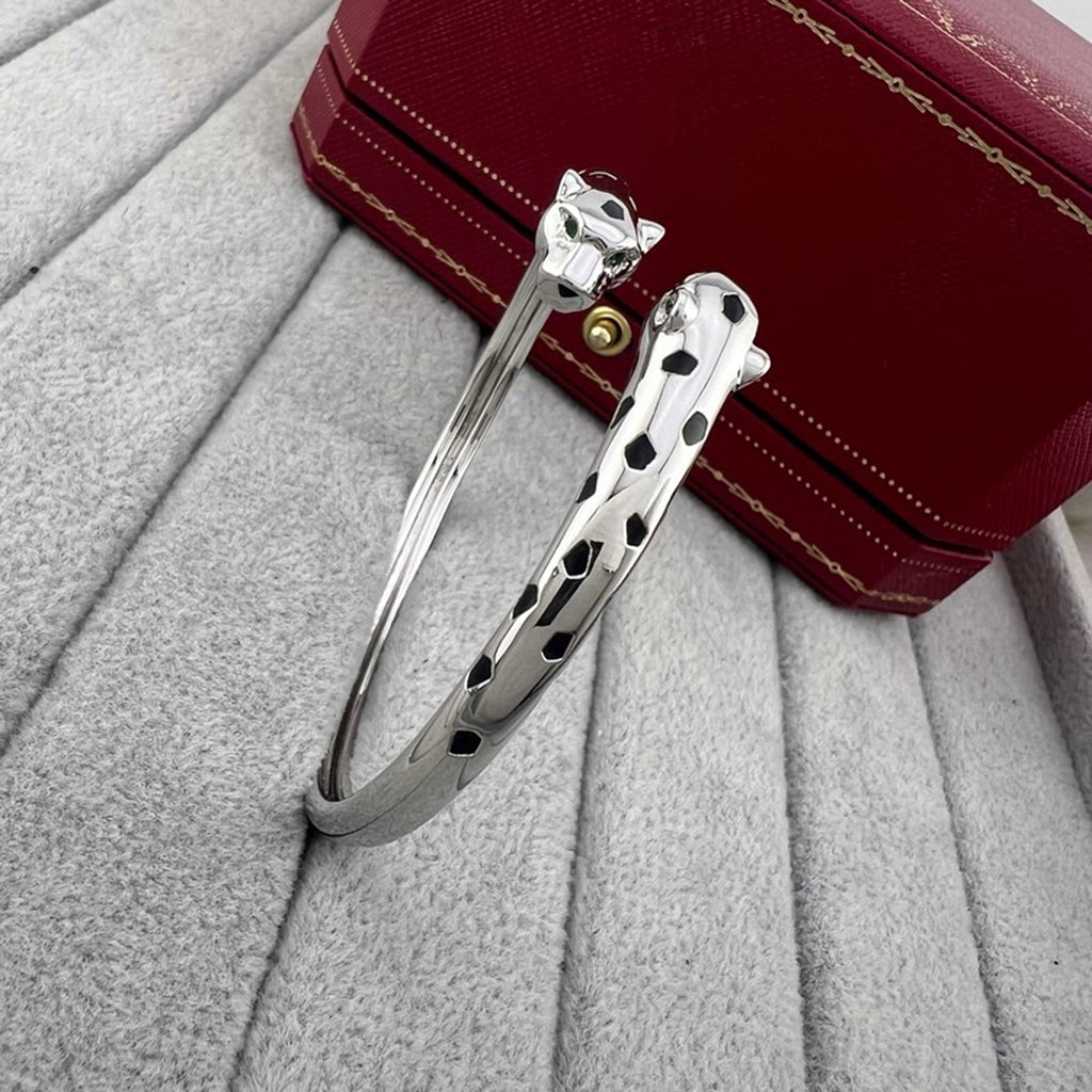 [Rani Jewelry] PANTHERE DOUBLE HEADED OPEN BRACELET