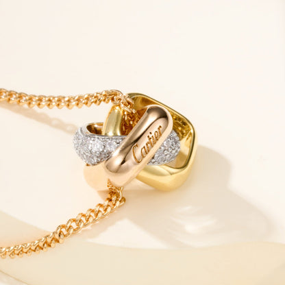 [Rani Jewelry] TRINITY CUSHION NECKLACE COLLECTION