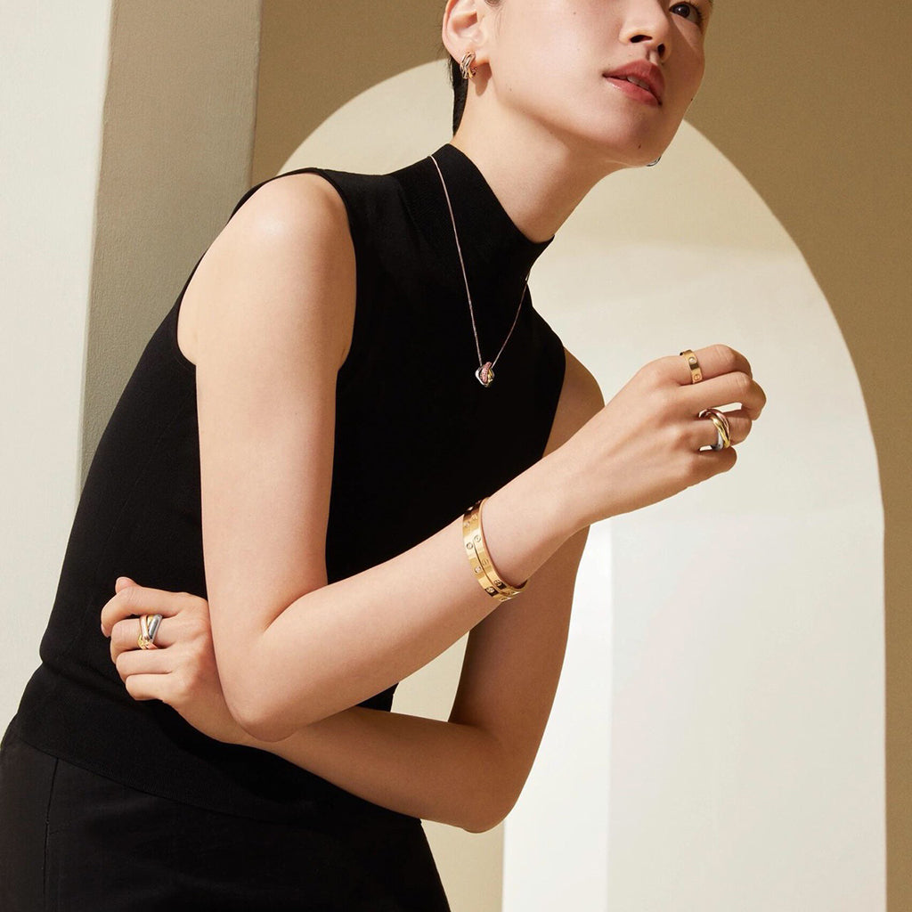 [Rani Jewelry] TRINITY CUSHION NECKLACE COLLECTION