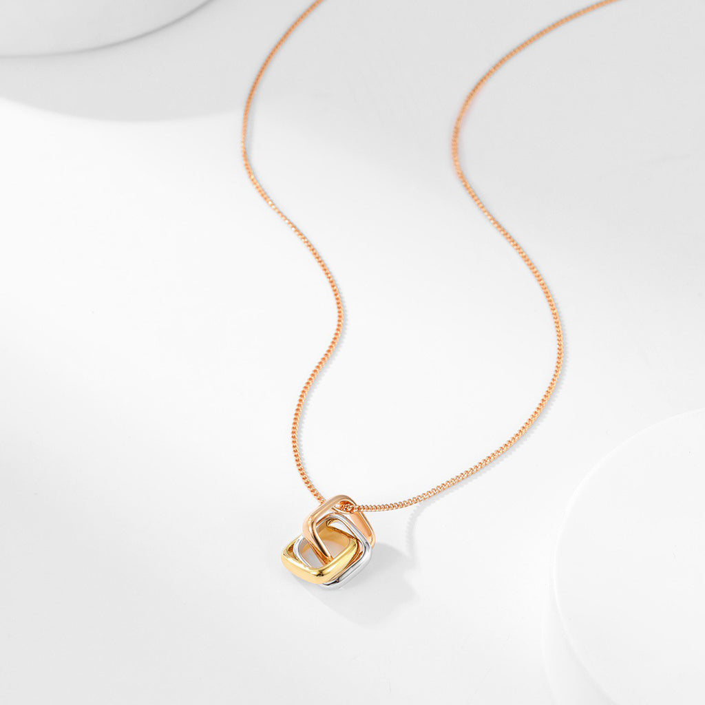 [Rani Jewelry] TRINITY CUSHION NECKLACE COLLECTION
