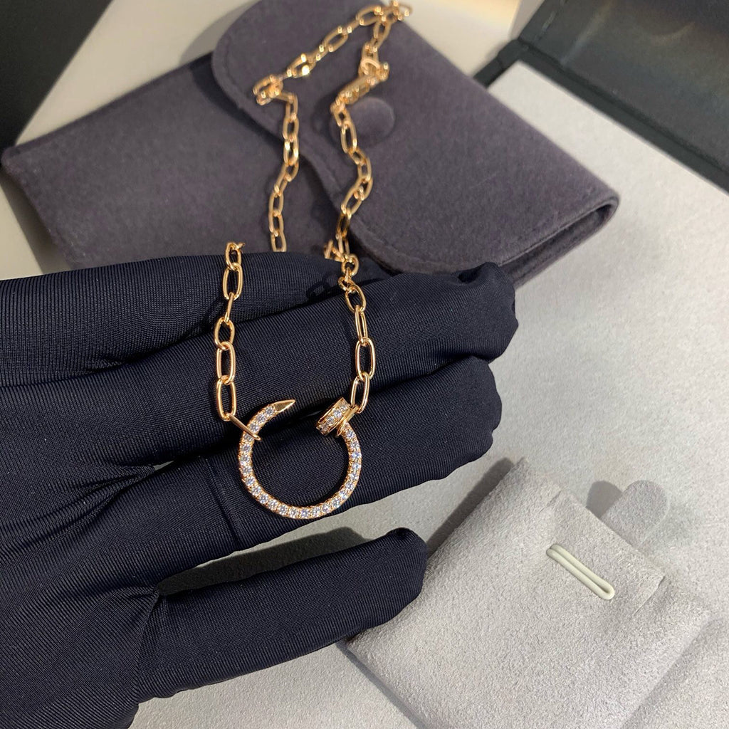 [Rani Jewelry] JUSTE NECKLACE FULL DIAMONDS