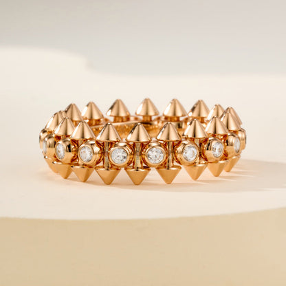 [Rani Jewelry] CLASH 6.8MM DIAMOND MEDIUM RING