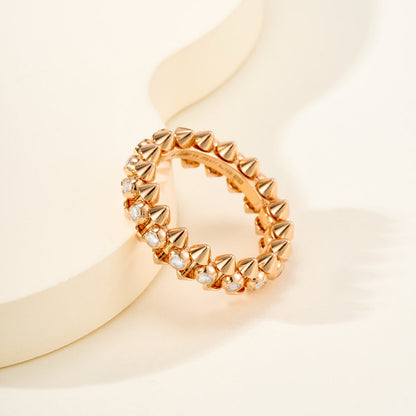[Rani Jewelry] CLASH 6.8MM DIAMOND MEDIUM RING
