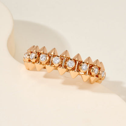[Rani Jewelry] CLASH 6.8MM DIAMOND MEDIUM RING